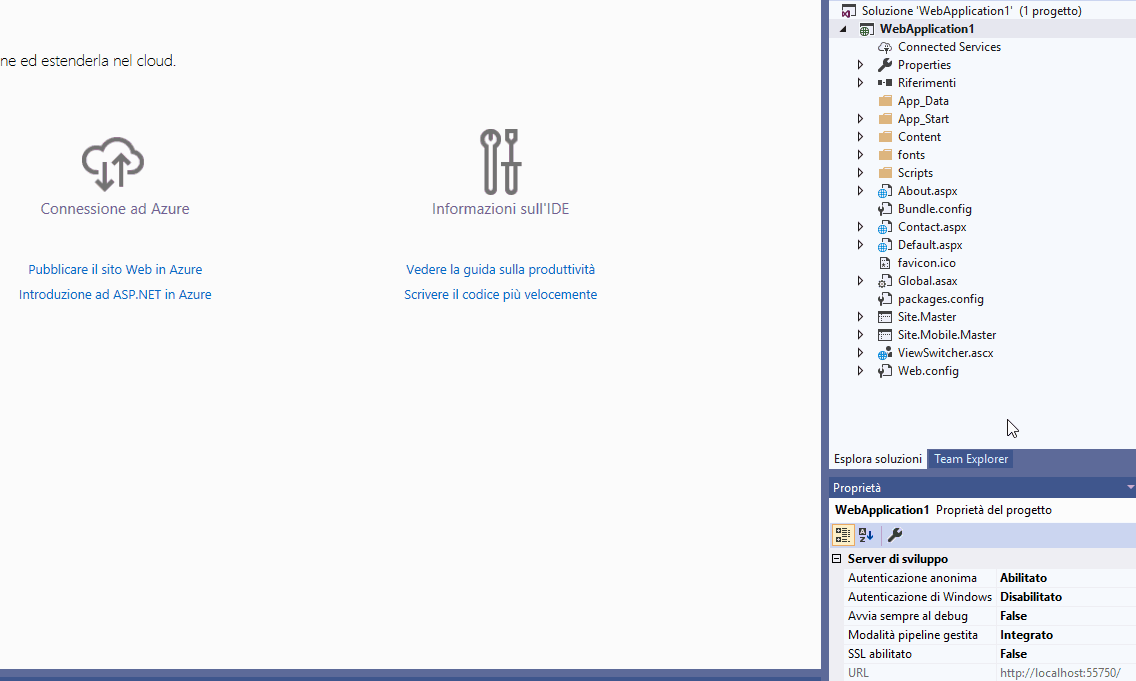 WebApp su AKS Select Docker Compose